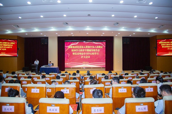 海螺集團(tuán)黨委召開深入貫徹中央八項(xiàng)規(guī)定精神學(xué)習(xí)教育專題輔導(dǎo)報(bào)告會(huì)暨黨委理...